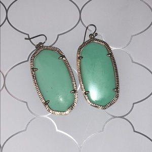 Kendra Scott turquoise Danielle earrings